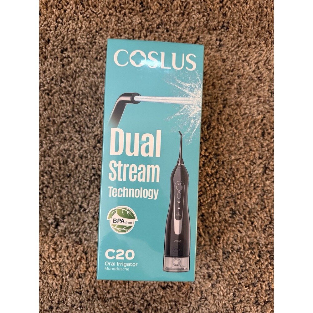 COSLUS Water Dental Flosser Teeth Pick: Portable Cordless Oral Irrigator 300ML